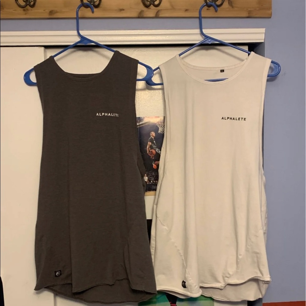 2 Alphalete tank tops